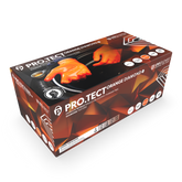 Manusi nitril PROTECT Orange Diamond HD XL ● 100 buc Unigloves - imagine 1