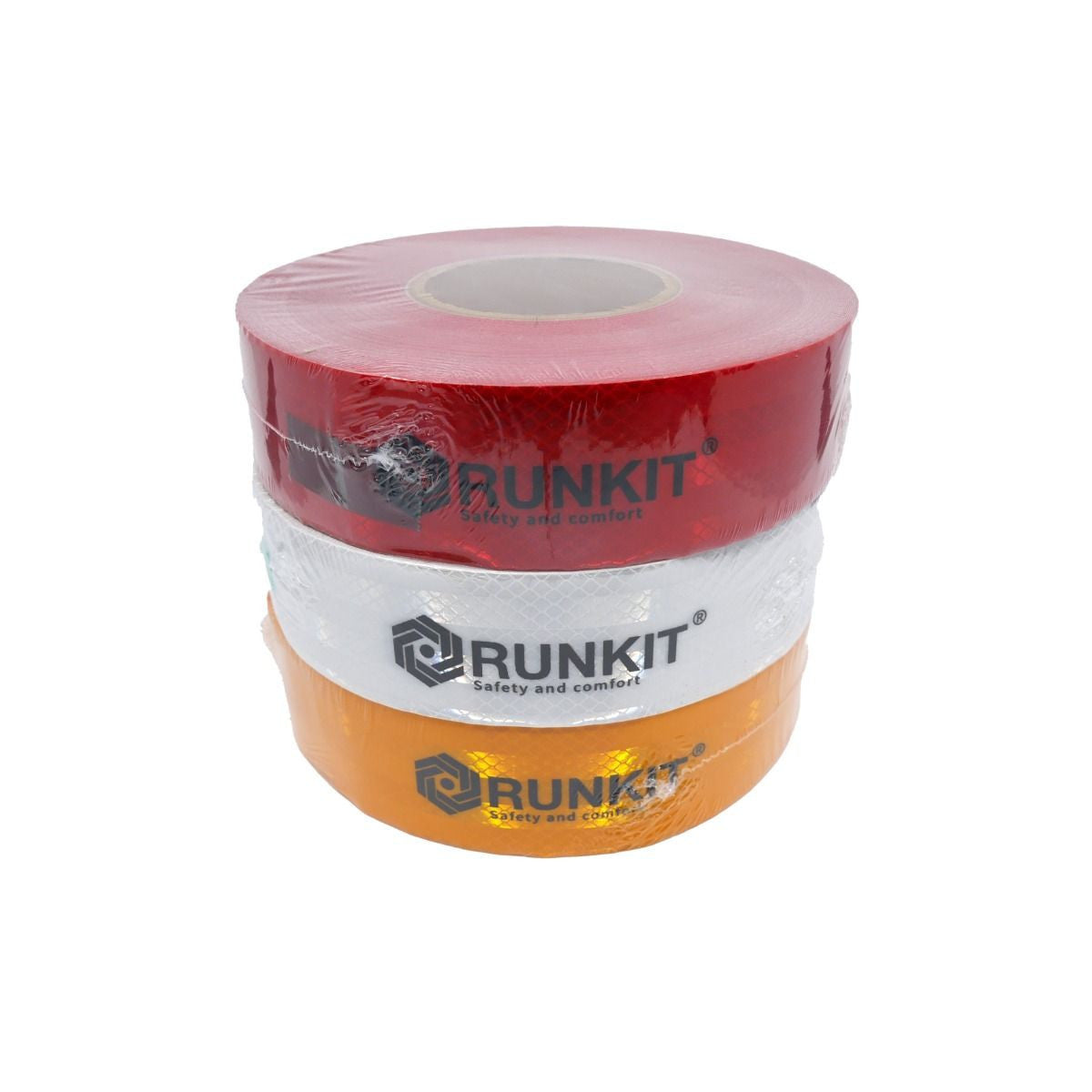 Banda reflectorizanta rosie 5 cm x 50 m Runkit - imagine 1