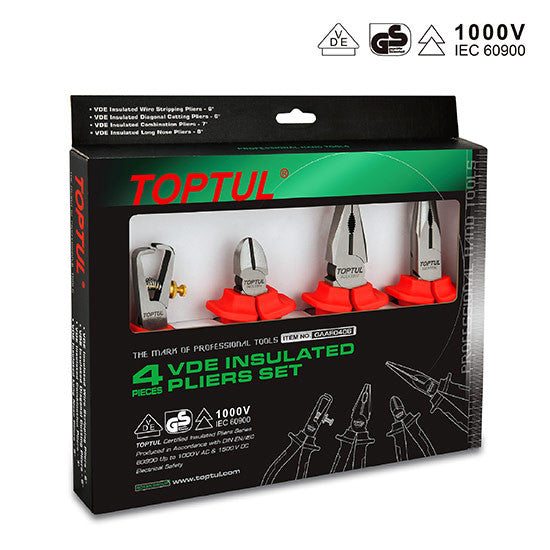 Set 4 clesti izolati 1000V Toptul - imagine 1