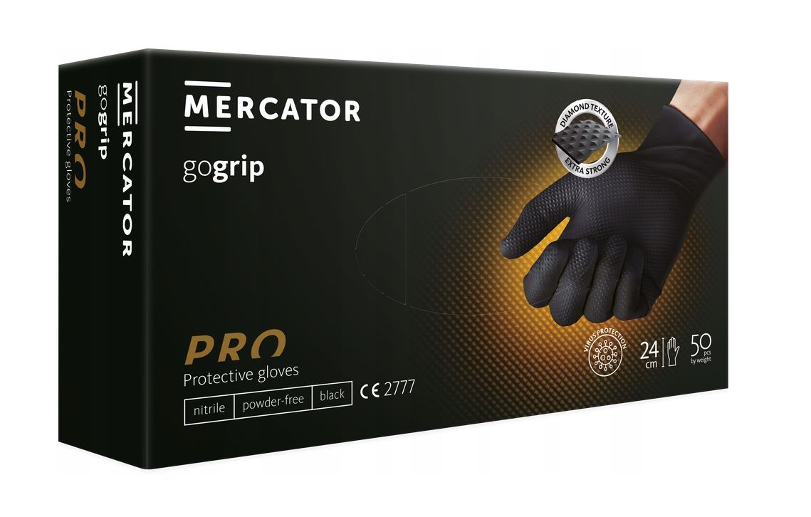 Manusi Mercator Gogrip Nitril (Black) XL Mercator - imagine 1