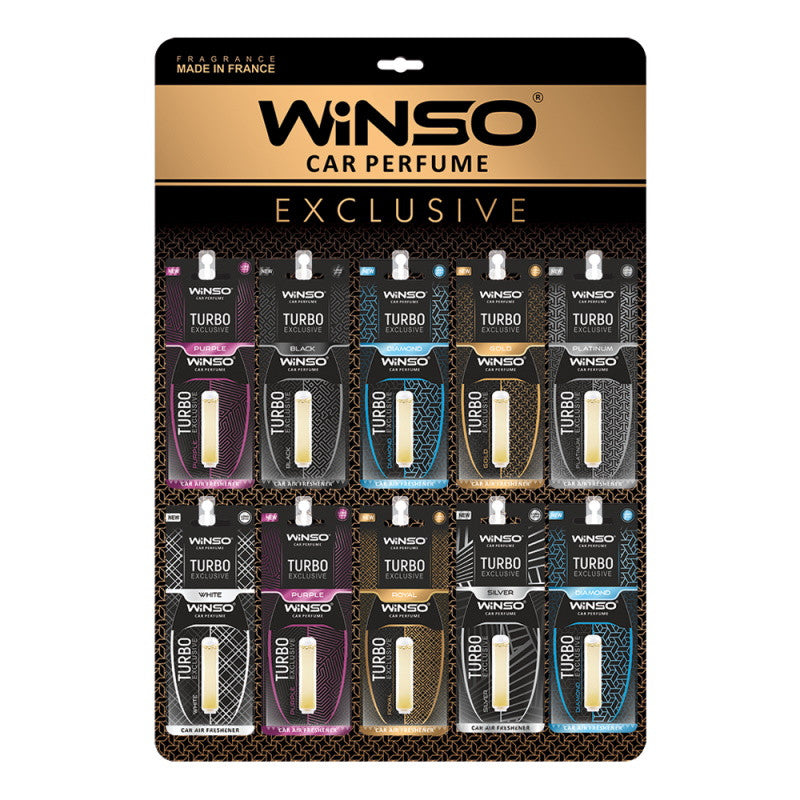 Odorizant Winso Exclusive Turbo 5 ml Mix Display (40 pcs. on display) Winso - imagine 1
