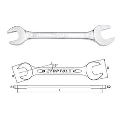 Cheie fixa 10x13 mm Toptul - imagine 1