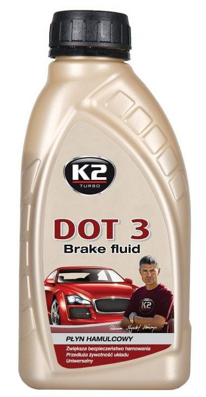 DOT 3 – 500ml – Lichid de frana DOT 3 500 ml. K2 - imagine 1
