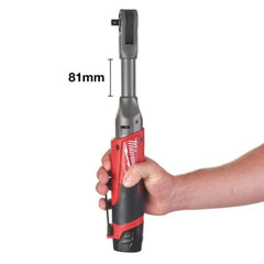 Antrenor cu clichet cu acumulatori, model M12FIR38LR-0, 3/8, 75Nm fara acumulatori si fara incarcator in cutie de carton. Milwaukee - imagine 2