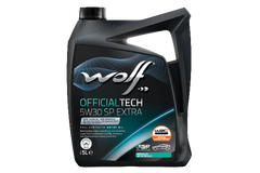 Ulei motor turisme Wolf OfficialTech SP Extra 5W30 5L Wolf - imagine 1