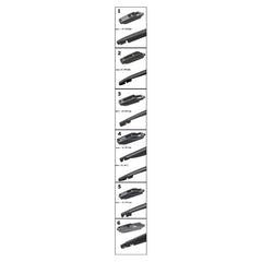 CARTECH ONE EASY FIT Ștergător lunetă 16''/40 cm Cartech - imagine 2