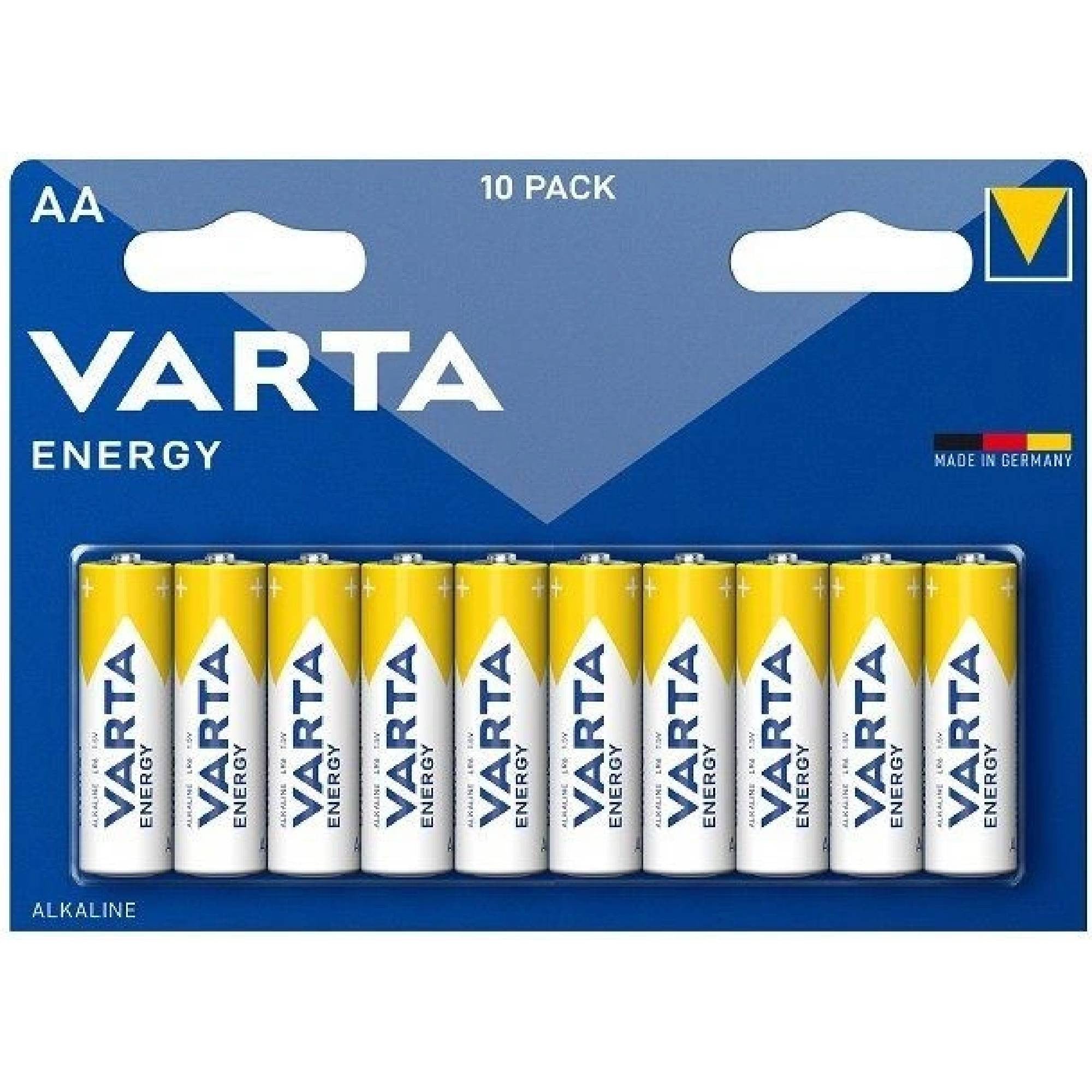 Baterie Varta Energy AA - LR6 1.5V (Alcalina) 10 buc Varta - imagine 1