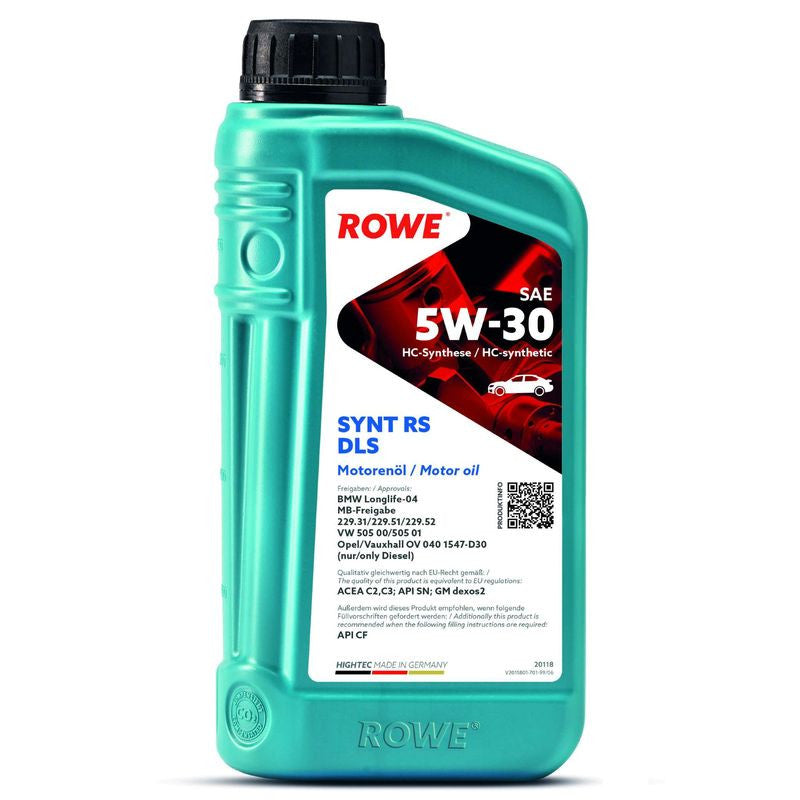 Ulei motor turisme Rowe HighTec Synt RS DLS 5W30 1L Rowe - imagine 1