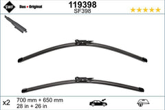 Set lamela stergator SWF Wiper FB OE LHD 700/650 mm SWF - imagine 1