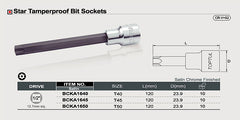 Tubulara bit torx special lung 1/2 Toptul - imagine 2