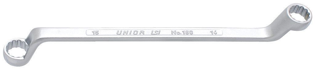 Cheie inelara cotita 25x28 mm Unior - imagine 1