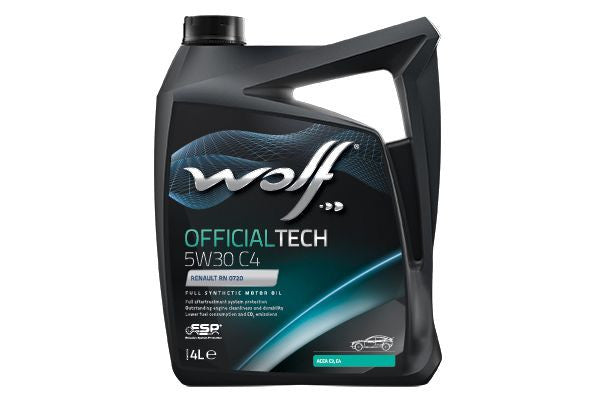Ulei motor turisme Wolf OfficialTech 5W30 C4 4L Wolf - imagine 1