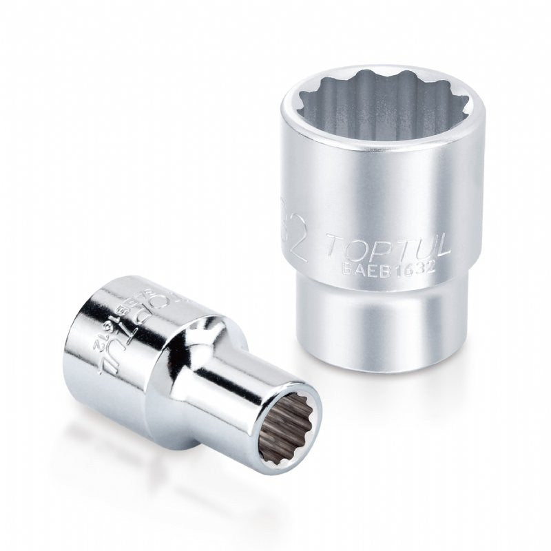 Capat cheie tubulara 1/2" 12PT 16 MM Toptul - imagine 1