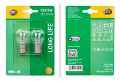 Bec Hella Longer Lifetime P21/5W 12V BAY15d Hella - imagine 1