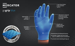 Manusi Mercator Gogrip Nitril (Blue) XL Mercator - imagine 4
