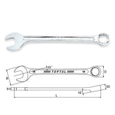 Cheie combinata 21 mm Toptul - imagine 1