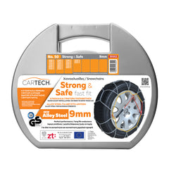 CARTECH Set 2 lanturi antiderapante, 9 mm, Nr. 50 Cartech - imagine 1