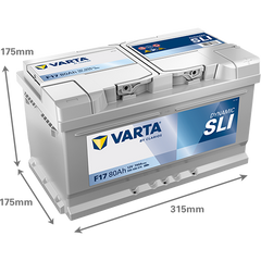 Acumulator Varta SLI Dynamic 80 Ah Varta - imagine 4