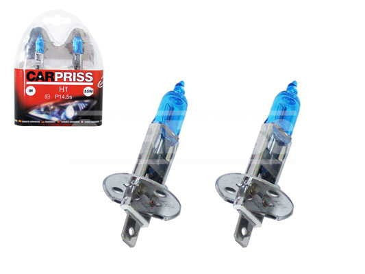 Bec imitatie xenon 60% H1 12V 55W Set 2 buc Carpriss - imagine 1