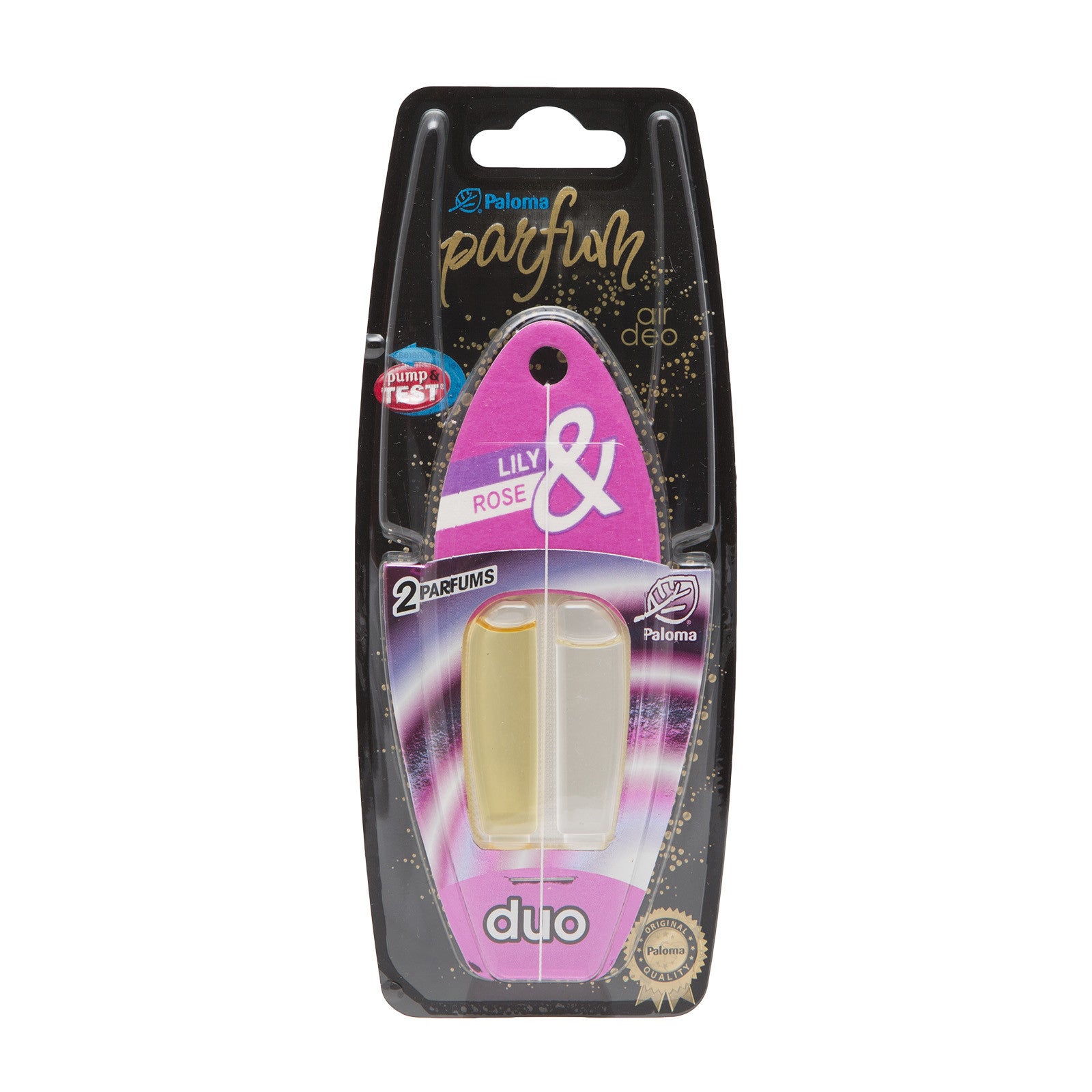 Odorizant auto Paloma Parfum Duo Lily & Rose - 2x3 ml Paloma - imagine 1