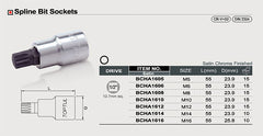Capat cheie tubulara cu bit 12 colturi Toptul - imagine 2