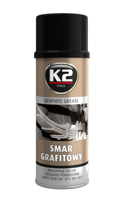 GRAPHITE GREASE 400 ml. –  Vaselină grafitată 400 ml. K2 - imagine 1