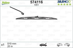 Stergator Valeo Silencio 510mm Valeo - imagine 1