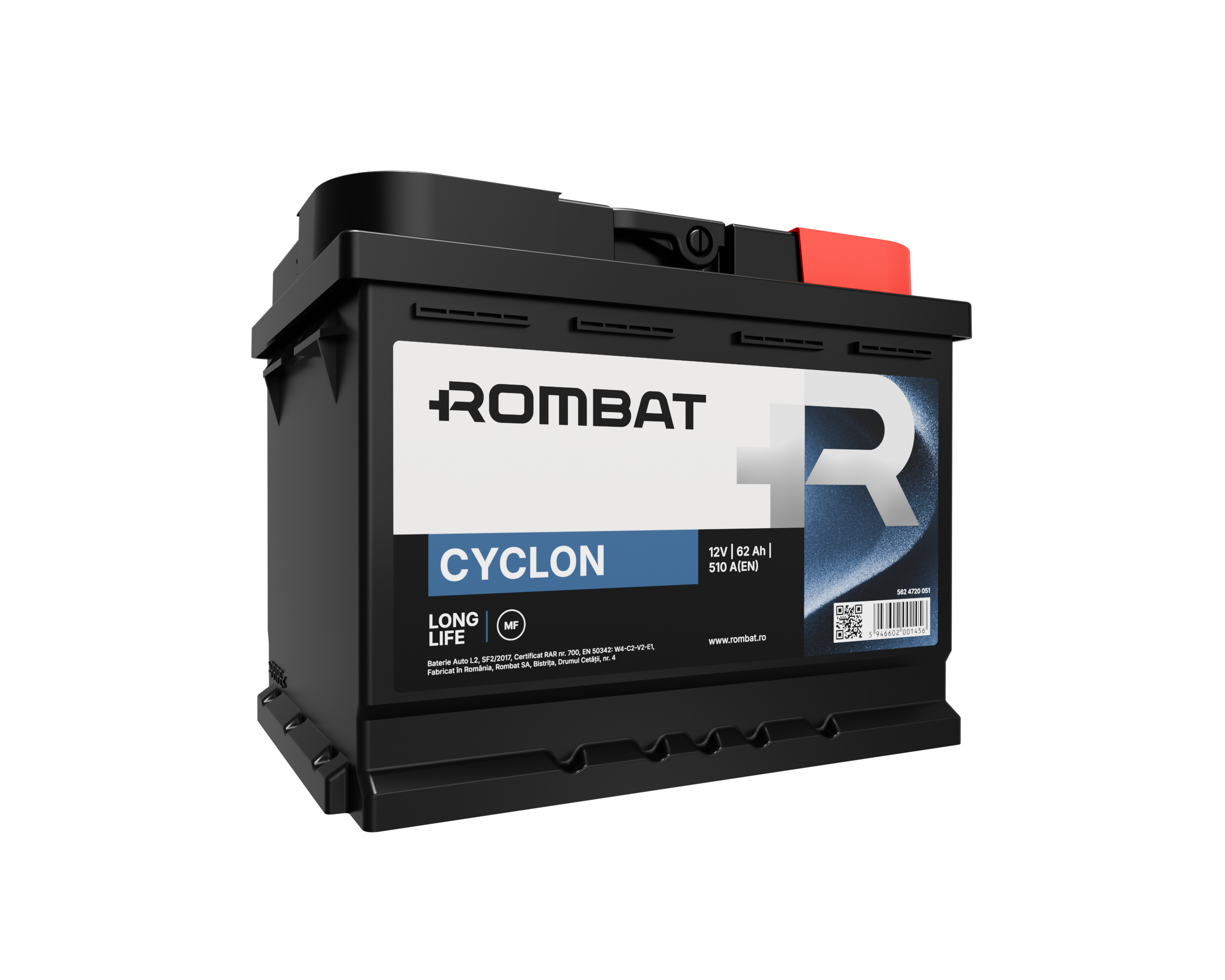 Acumulator Rombat Cyclon 62 Ah Rombat - imagine 3