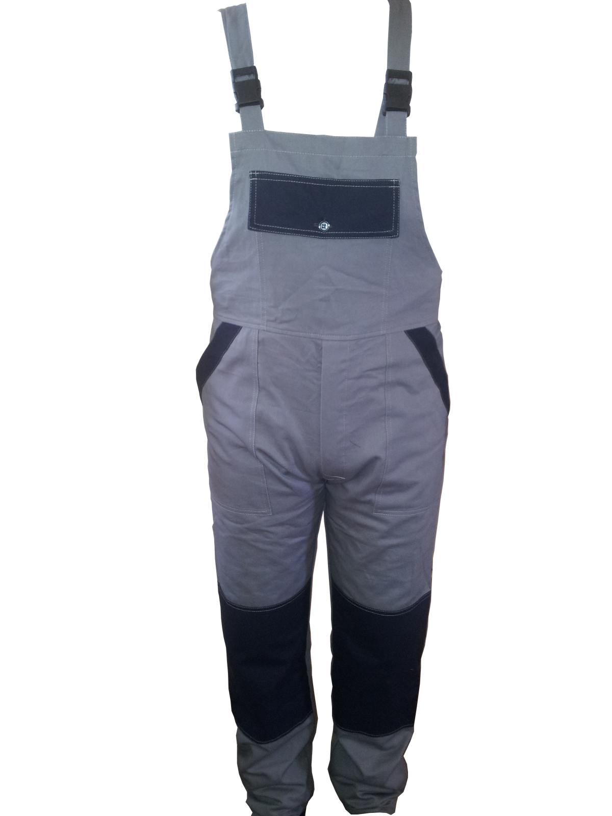 Pantalon cu pieptar gri / bleu M62 / 3XL MTR - imagine 1