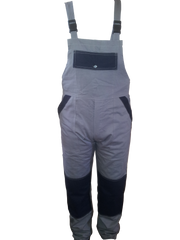 Pantalon cu pieptar gri / bleu M62 / 3XL MTR - imagine 1