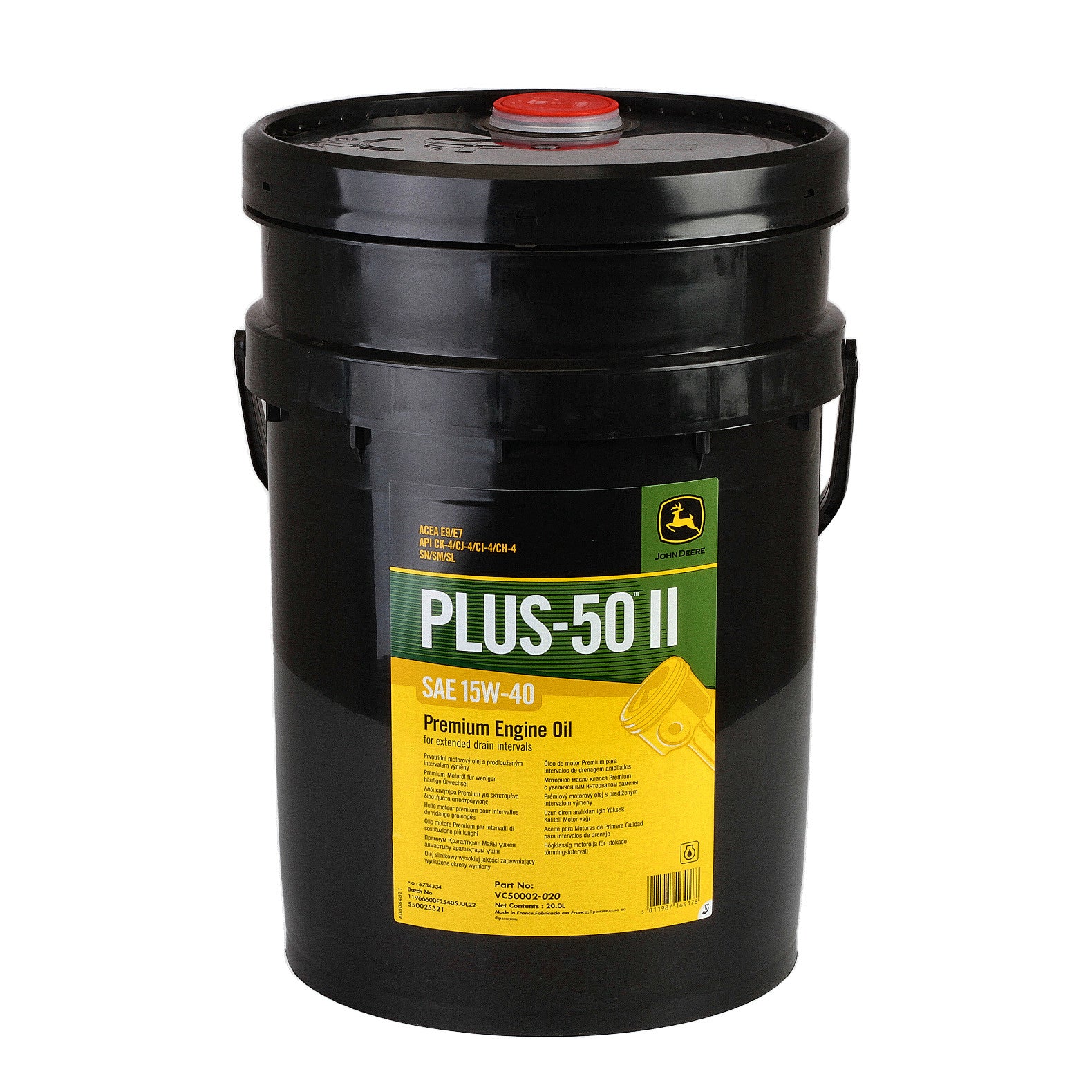 Ulei John Deere Plus-50 II 15W40  E9 20L John Deere - imagine 1