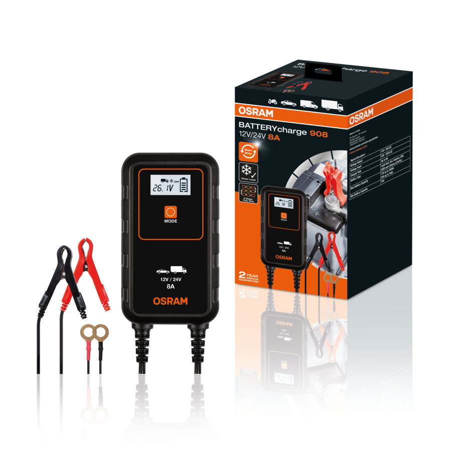 Incarcator baterii Osram 906 6V/12V 6A Osram - imagine 1