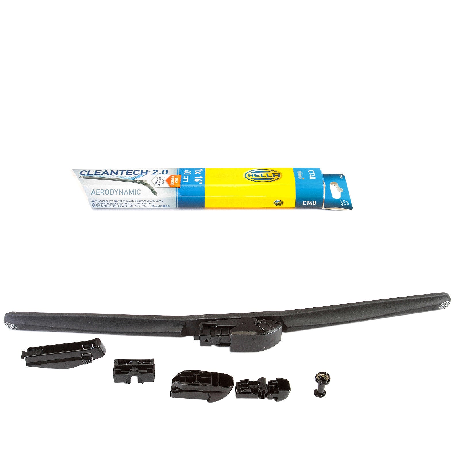 Lamela stergator fata Hella  Wiper Blade 16" (400mm) Hella - imagine 3