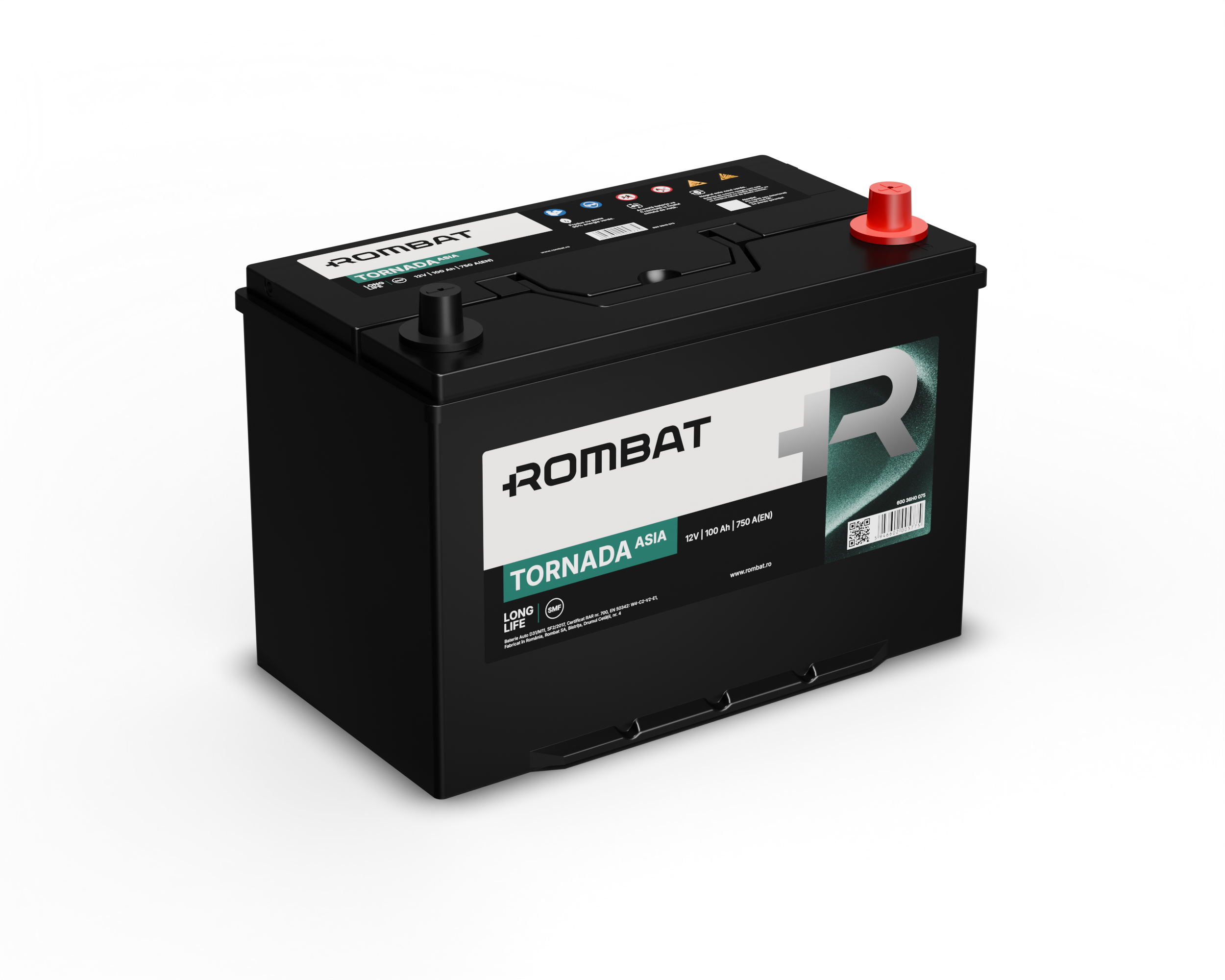 Acumulator Rombat Tornada Asia 100 Ah Rombat - imagine 2