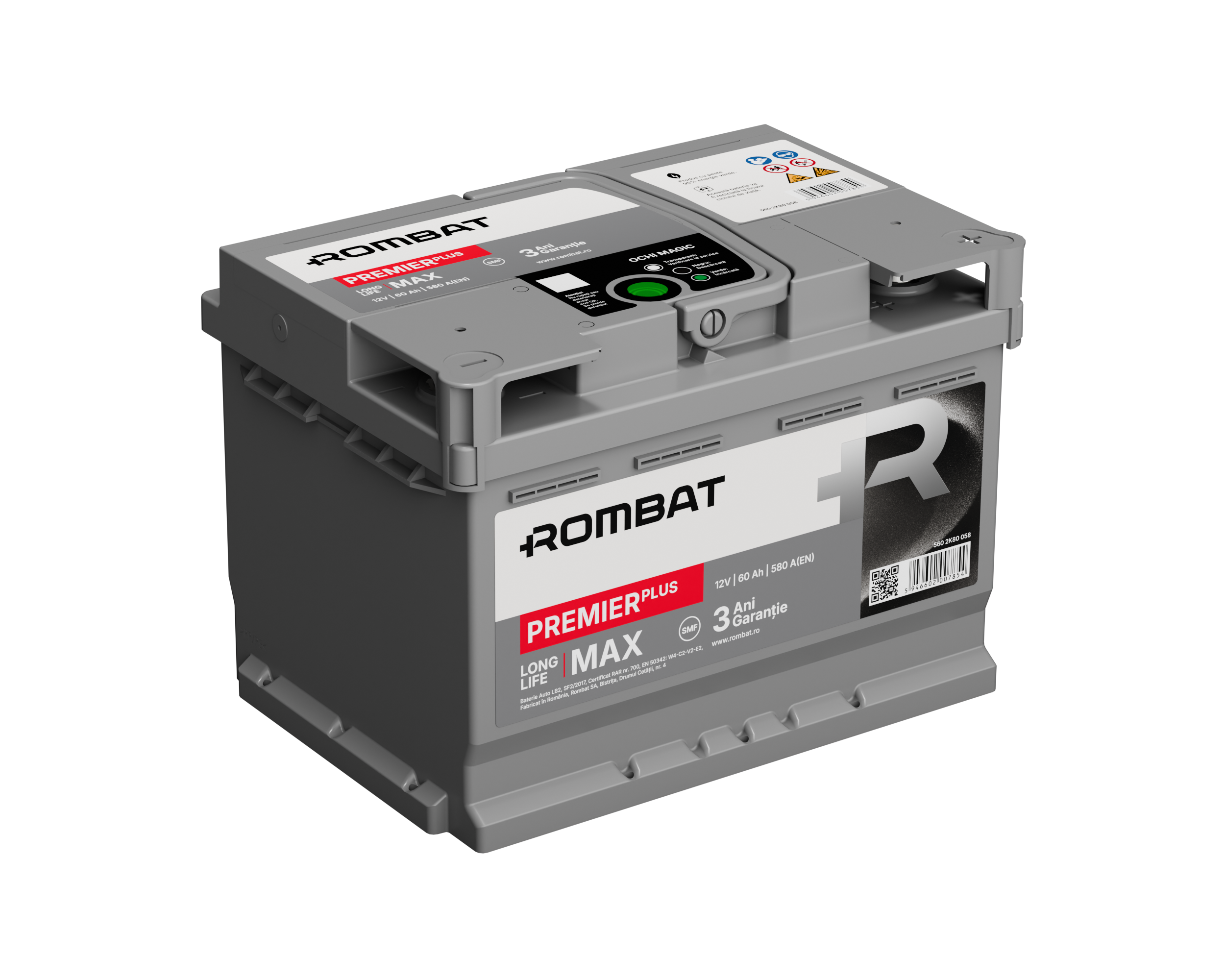 Acumulator Rombat Premier PLUS 60 Ah Rombat - imagine 4