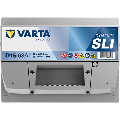 Acumulator SLI Dynamic 63 Ah Varta - imagine 4
