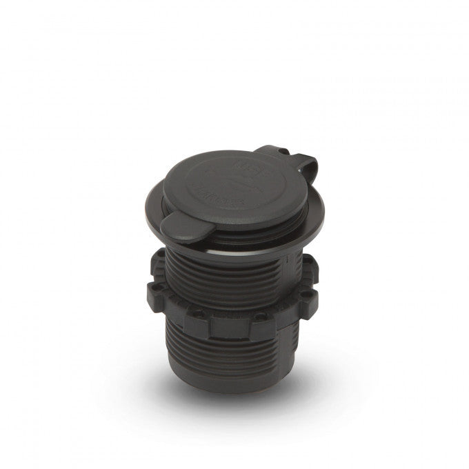 Adaptor USB instalabil în locaşul brichetei – lumină albastră Carguard - imagine 2