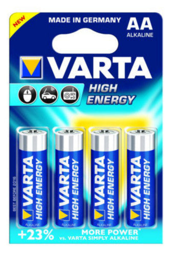 Baterie High Energy (AA) LR6  • Set 4 buc Varta - imagine 1