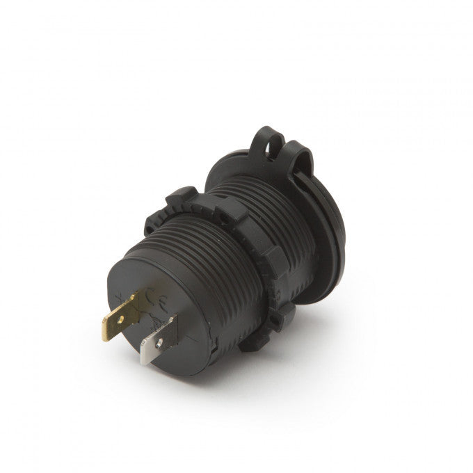 Adaptor USB instalabil în locaşul brichetei – lumină verde Carguard - imagine 2