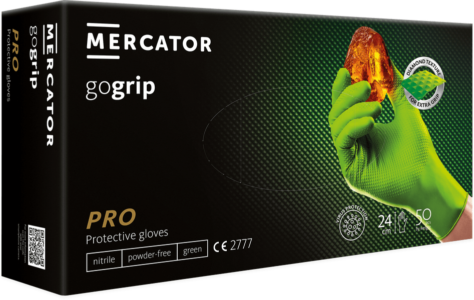 Manusi Mercator Gogrip Nitril (Green) M Mercator - imagine 1