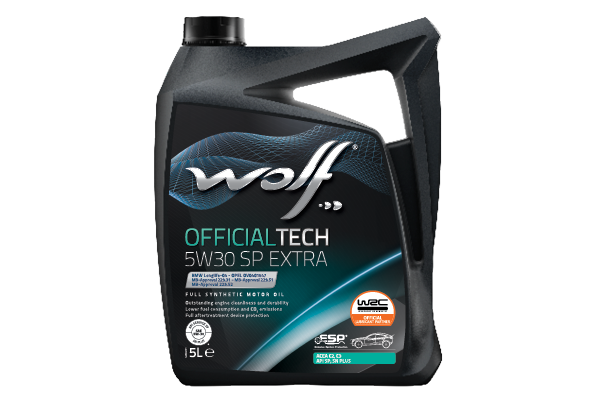 Ulei motor turisme Wolf OfficialTech SP Extra 5W30 5L Wolf - imagine 1