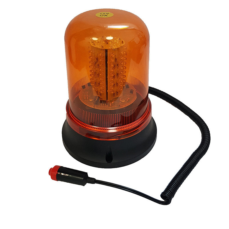 Girofar LED 12V cu talpa magnetica si alimentare la bricheta BRECKNER GERMANY - imagine 1