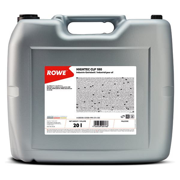ULEI UTILAJE INDUSTRIALE / MAȘINI-UNELTE ROWE HIGHTEC CLP 100 20L Rowe - imagine 1