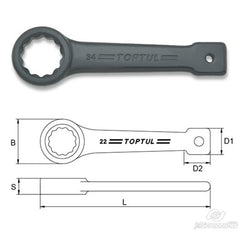 Cheie inelara de impact 47 Toptul - imagine 1