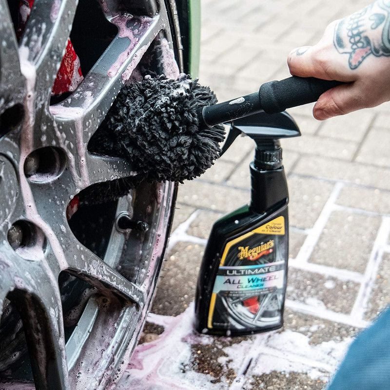 Perie Curatare Jante Aliaj Meguiars Supreme Microfibre Wheel Brush M Meguiar's - imagine 2