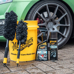 Perie Curatare Jante Aliaj Meguiars Supreme Microfibre Wheel Brush L Meguiar's - imagine 3