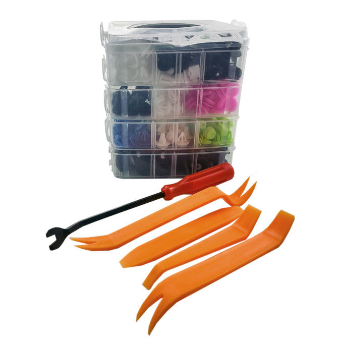 Set 470 buc cleme din plastic + 5 unelte Carguard Carguard - imagine 2