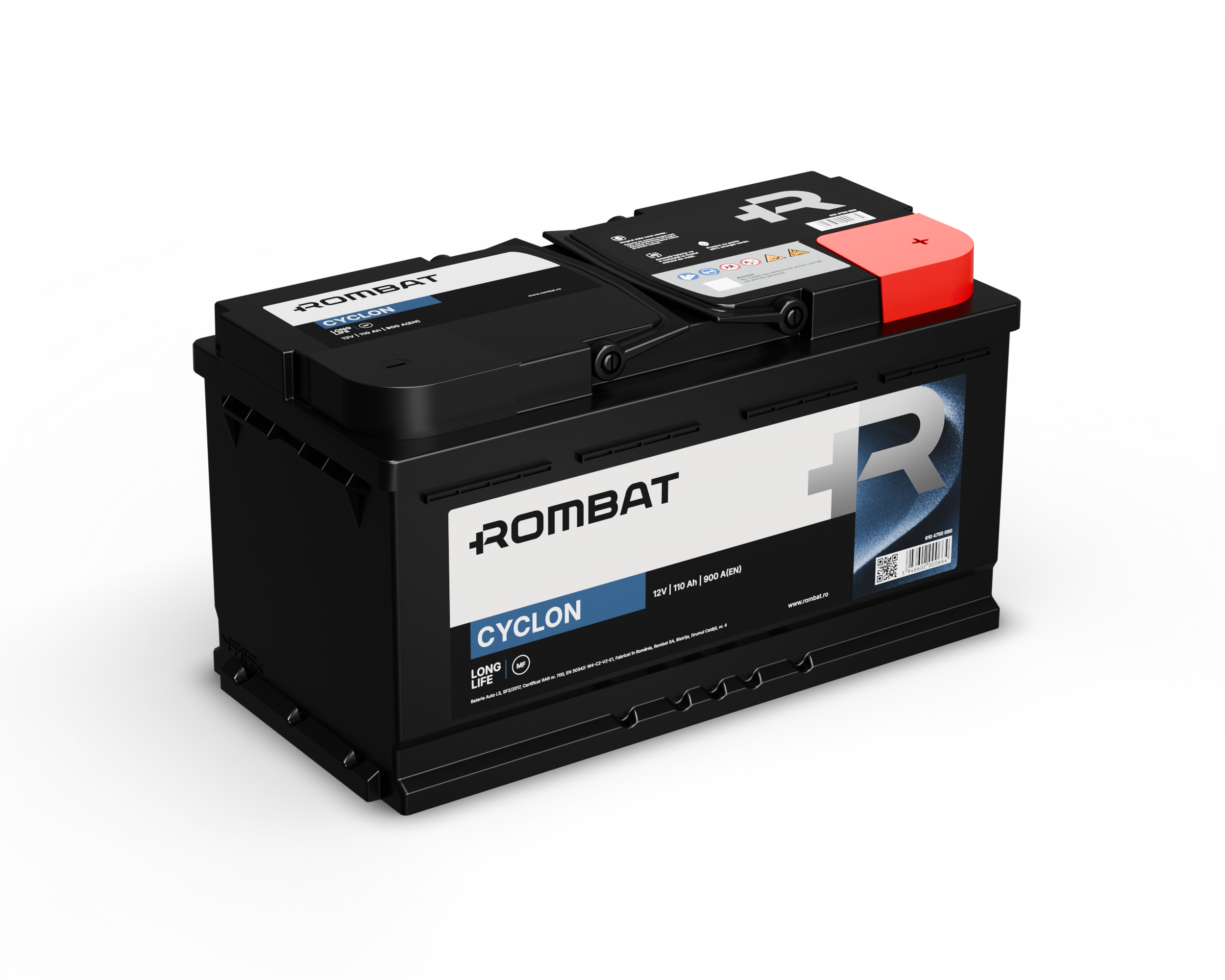 Acumulator Rombat Cyclon 110 Ah 900A Rombat - imagine 2