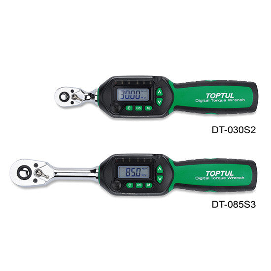 Cheie dinam digitala maner scurt 1/2"  6,8~135 Nm 380mm lungime Toptul - imagine 1