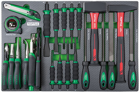 Dulap scule Toptul echipat 340 piese; 7 sertare Toptul - imagine 4